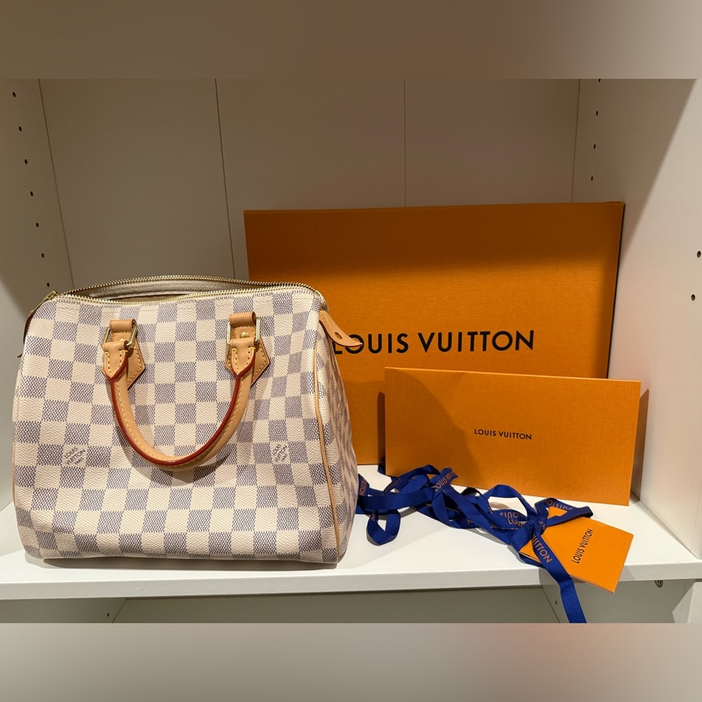 LV Speedy 25 in Azur